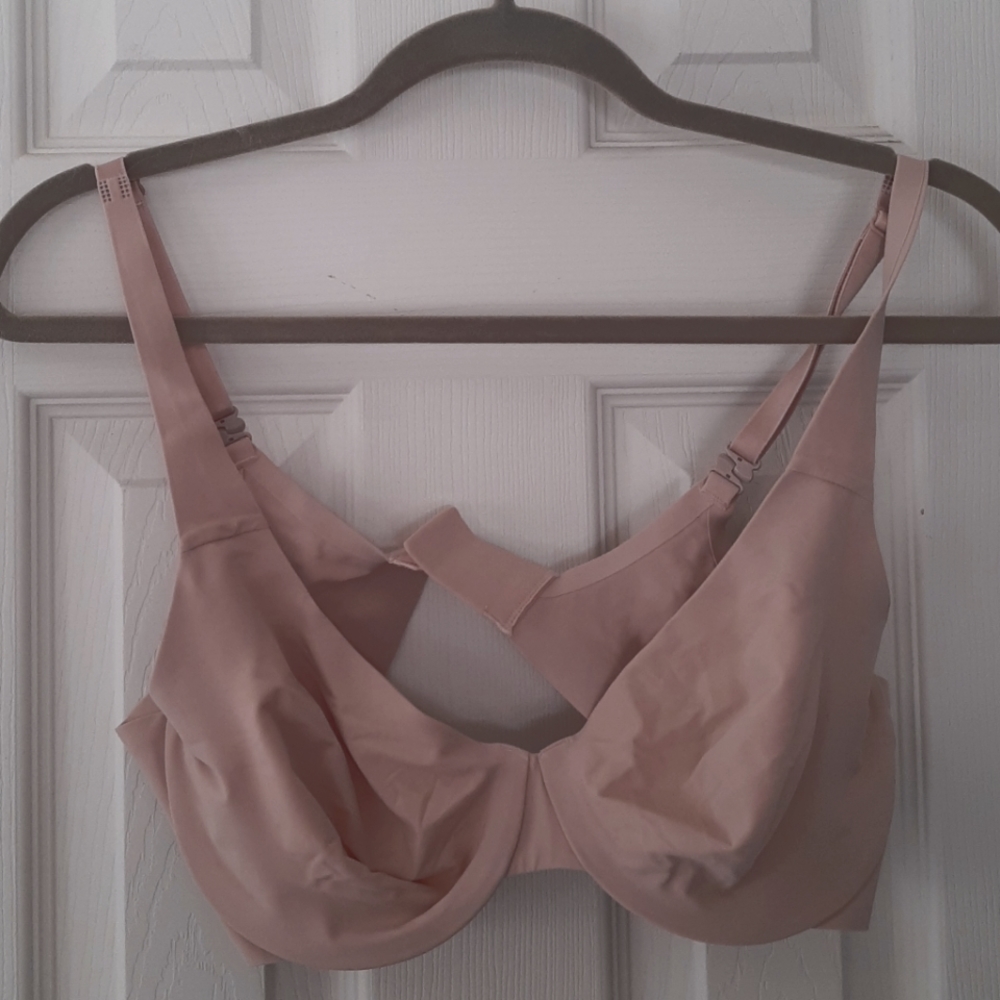 True and co nude underwire unlined bra, 34D